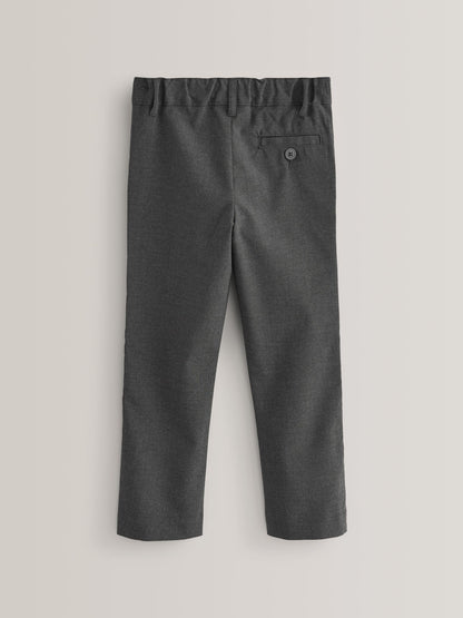 Dsiney Kidz - Grey Slim Waist Skinny Leg School Formal Trousers (3-17yrs) image 2