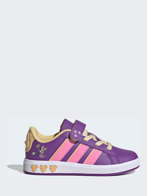 adidas Purple Disney Minnie Mouse Grand Court Shoes image 1