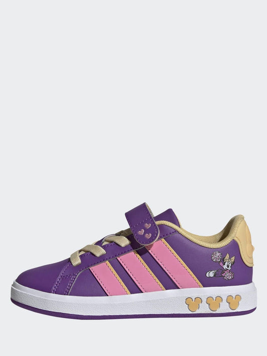 adidas Purple Disney Minnie Mouse Grand Court Shoes image 2