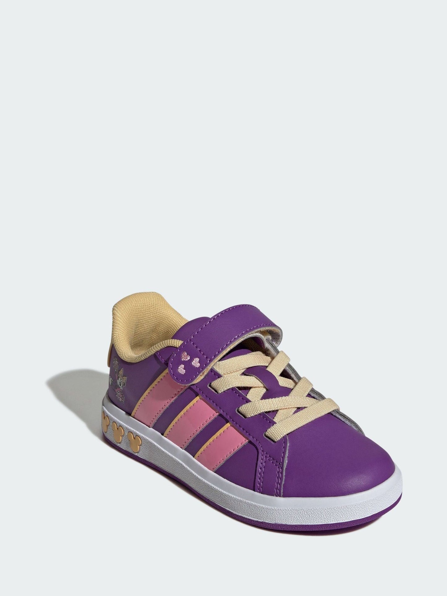 adidas Purple Disney Minnie Mouse Grand Court Shoes image 3