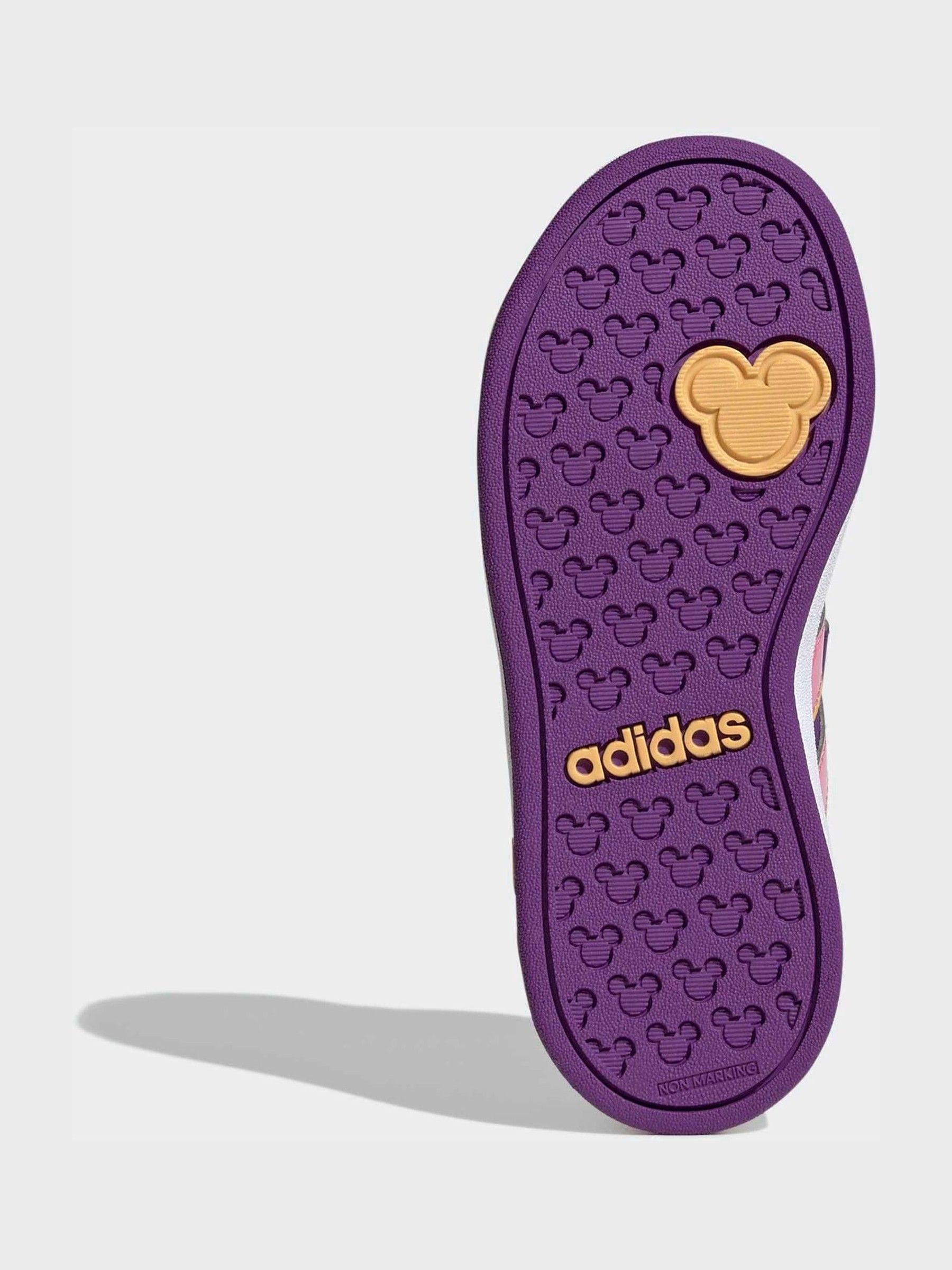 adidas Purple Disney Minnie Mouse Grand Court Shoes image 6