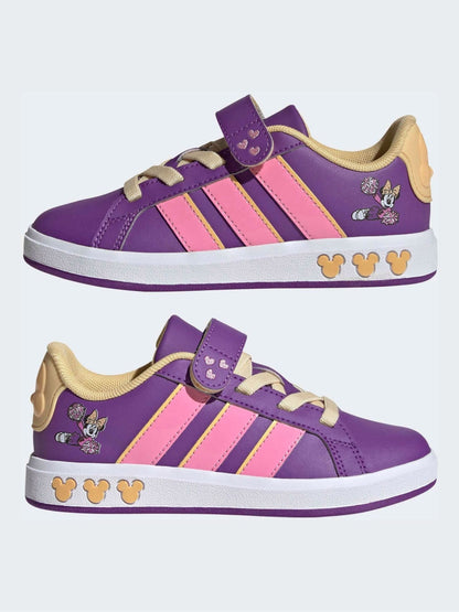 adidas Purple Disney Minnie Mouse Grand Court Shoes image 7