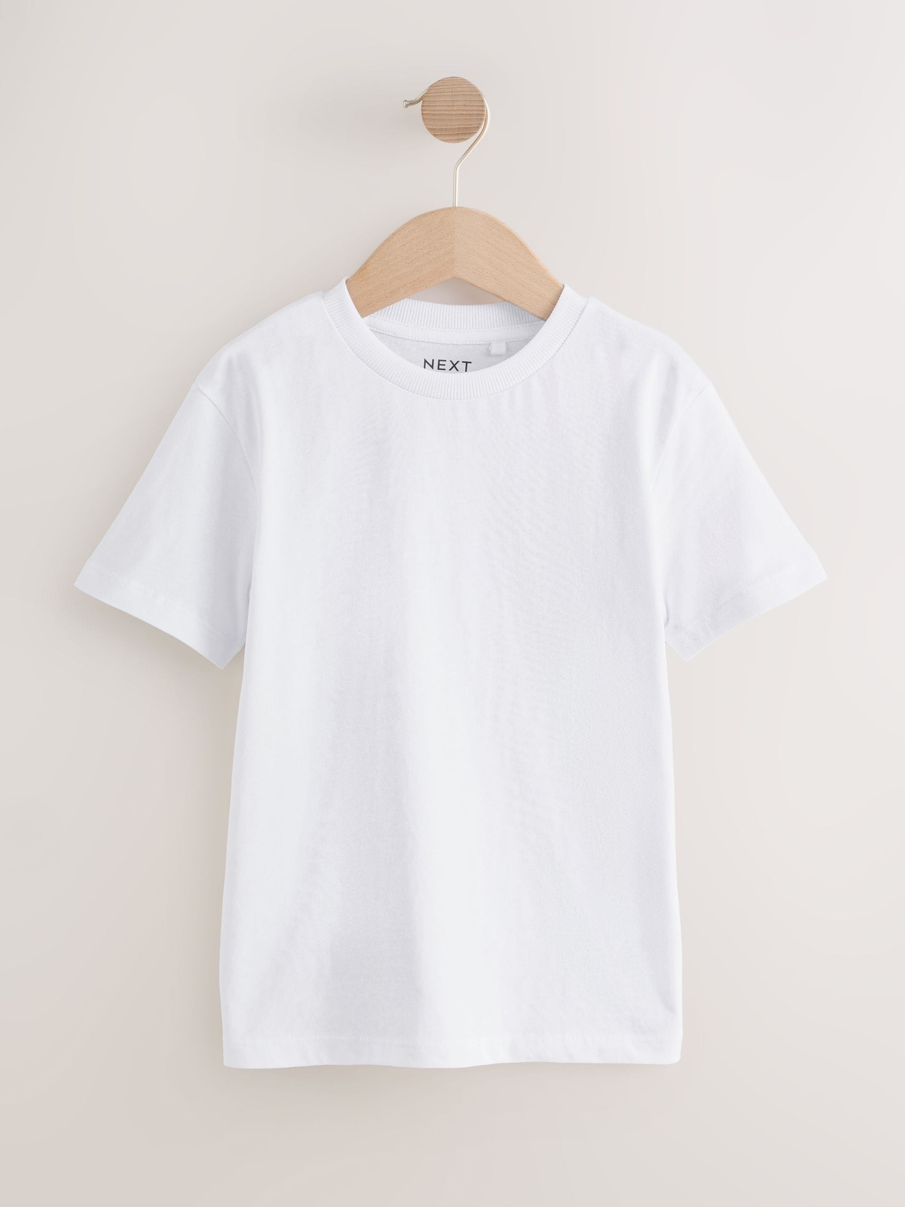 Dsiney Kidz - White Short Sleeve T-Shirts 5 Pack (3-16yrs) image 2