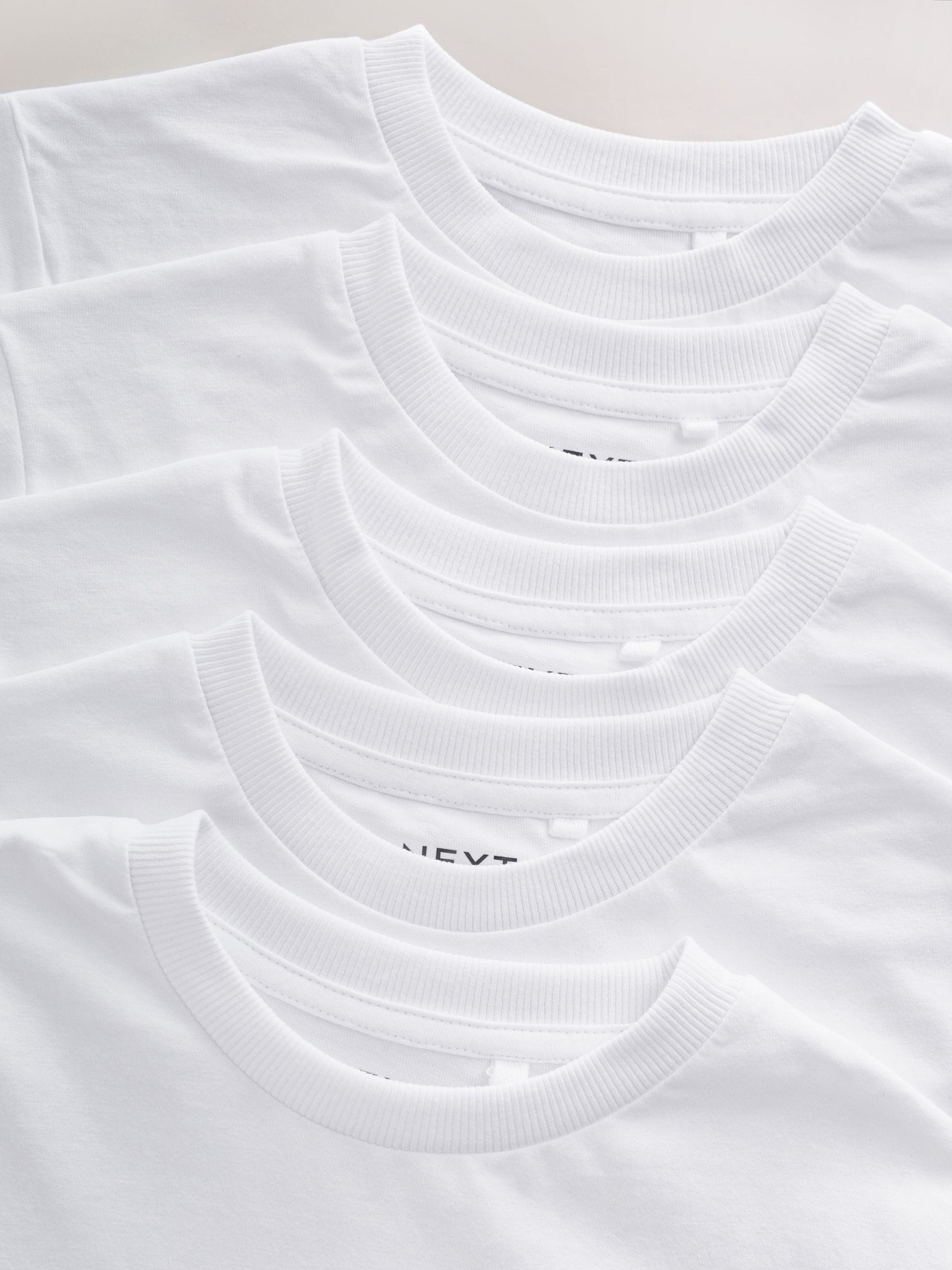 Dsiney Kidz - White Short Sleeve T-Shirts 5 Pack (3-16yrs) image 4