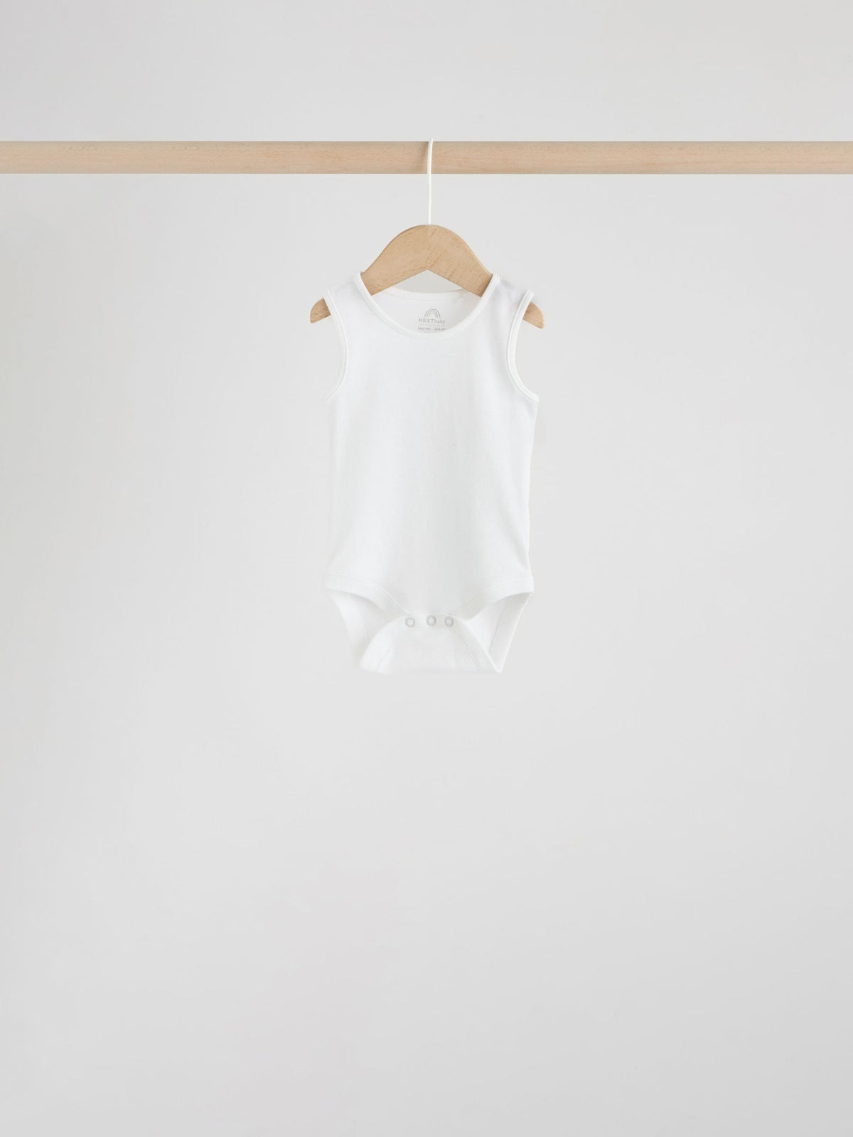 Dsiney Kidz - White 7 Pack Baby Vest Bodysuits image 3