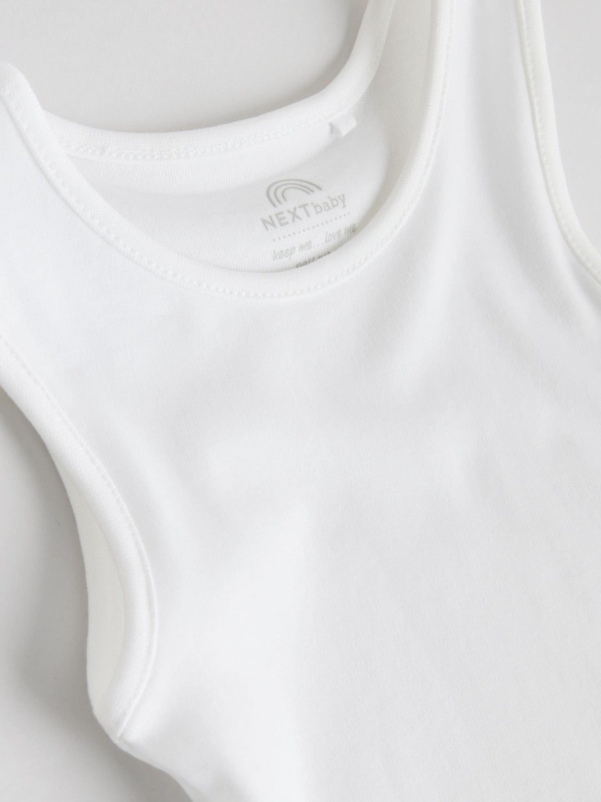 Dsiney Kidz - White 7 Pack Baby Vest Bodysuits image 7