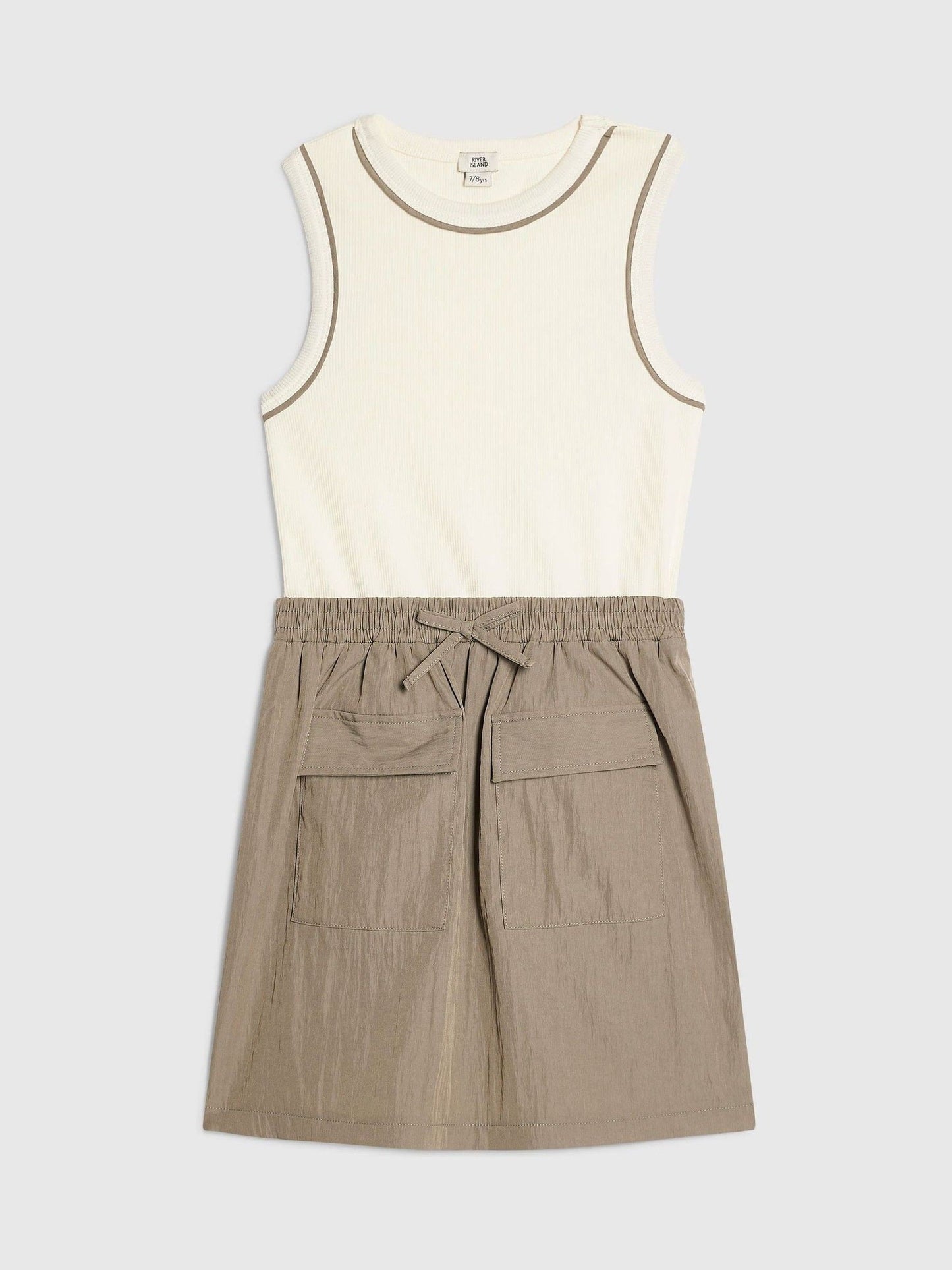 Dsiney Kidz - River Island Brown Hybrid Nylon Dress image 1