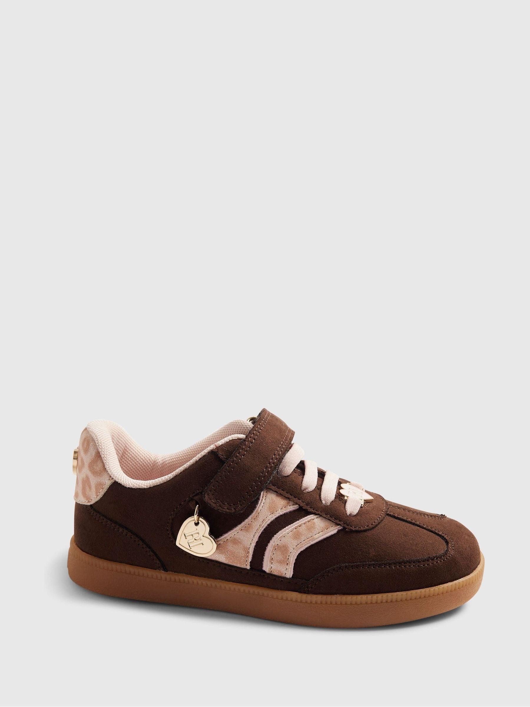 River Island Brown Leopard Trainers image 2