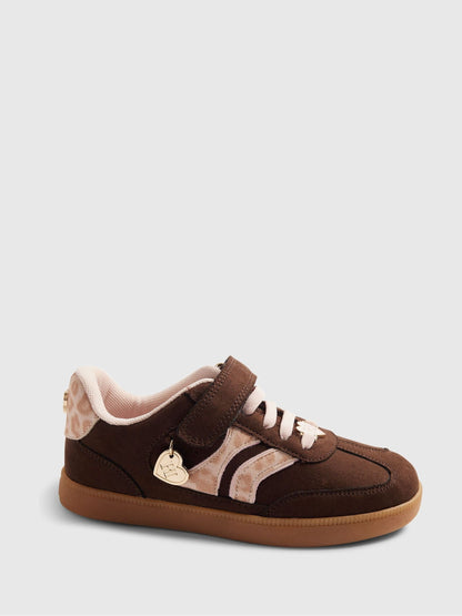 River Island Brown Leopard Trainers image 2
