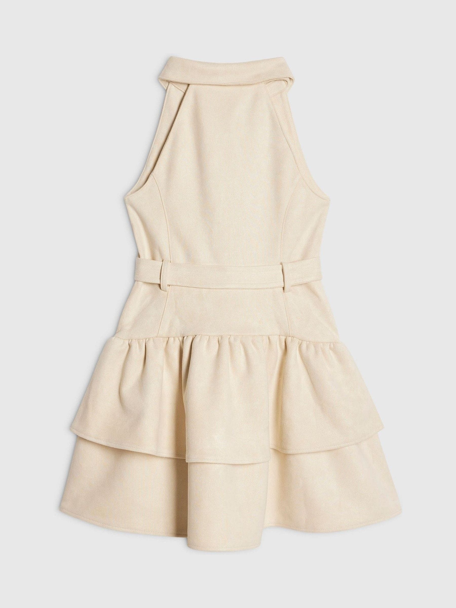 Dsiney Kidz - River Island Cream Halter Suede Rara Dress image 2