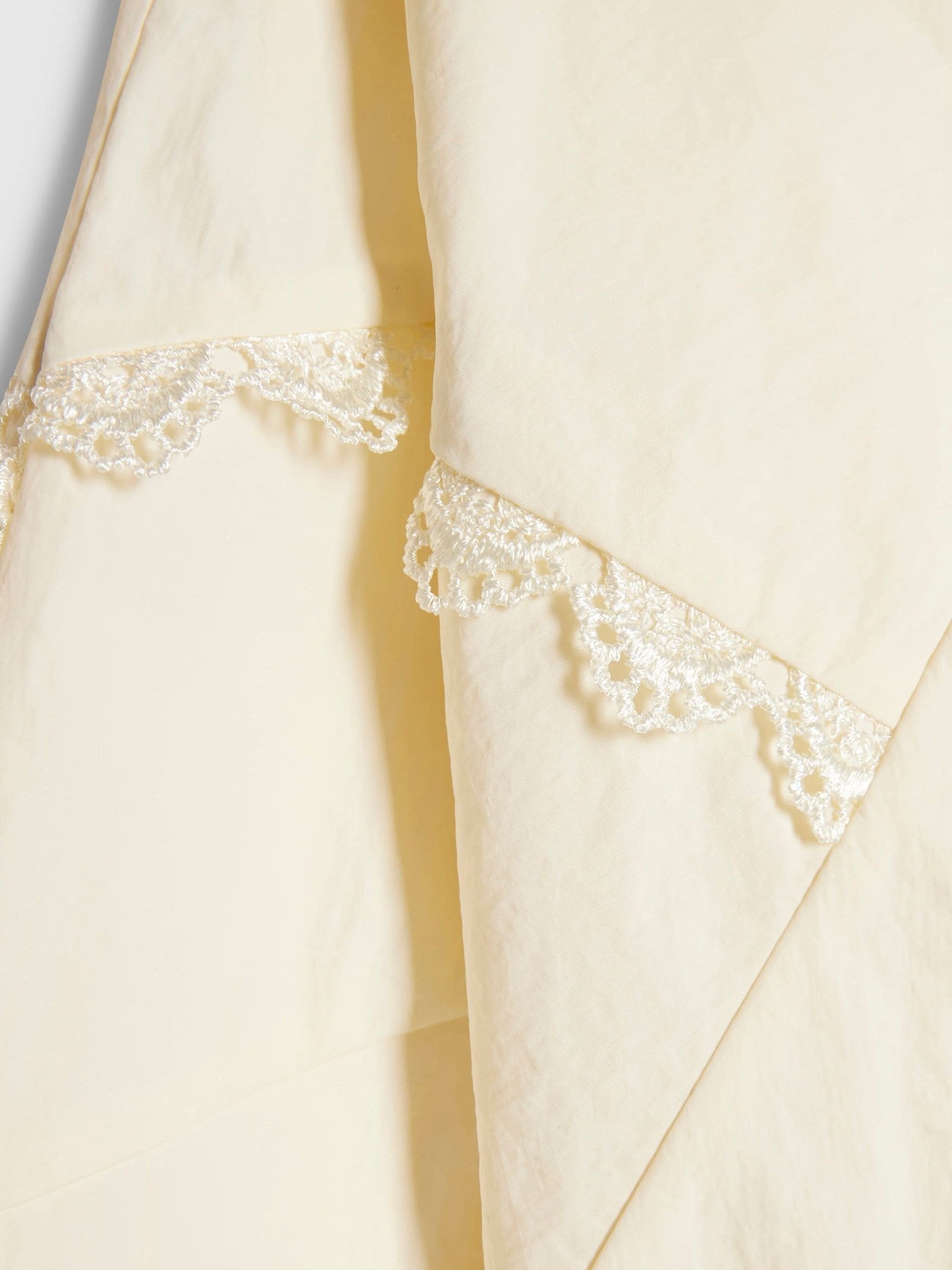 Dsiney Kidz - River Island Cream Lace Funnel Bomber Jacket image 3