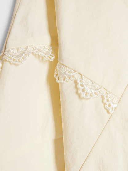 Dsiney Kidz - River Island Cream Lace Funnel Bomber Jacket image 3