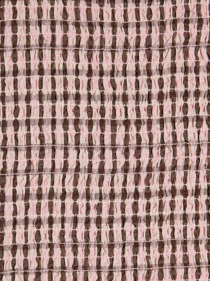 Dsiney Kidz - River Island Pink Check Puff Sleeved Dress image 4