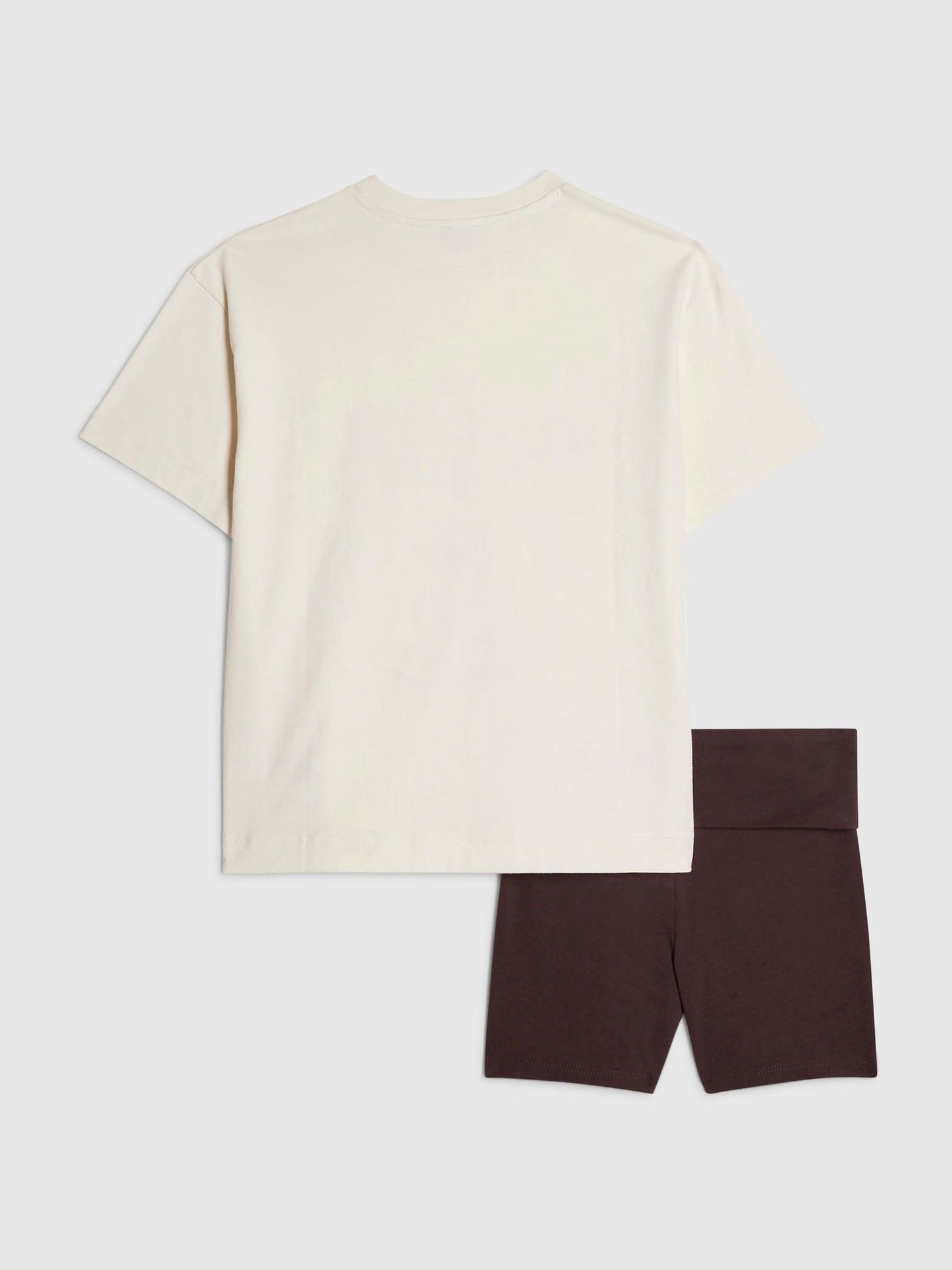 Dsiney Kidz - River Island Cream Cowgirl Top & Cycle Shorts Set image 2