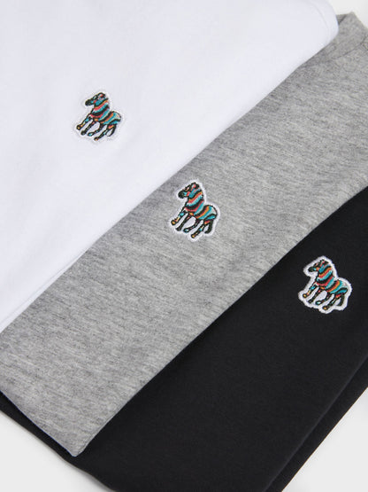 Dsiney Kidz - Paul Smith Junior Multi Zebra Signature T-Shirts 3 Pack image 6