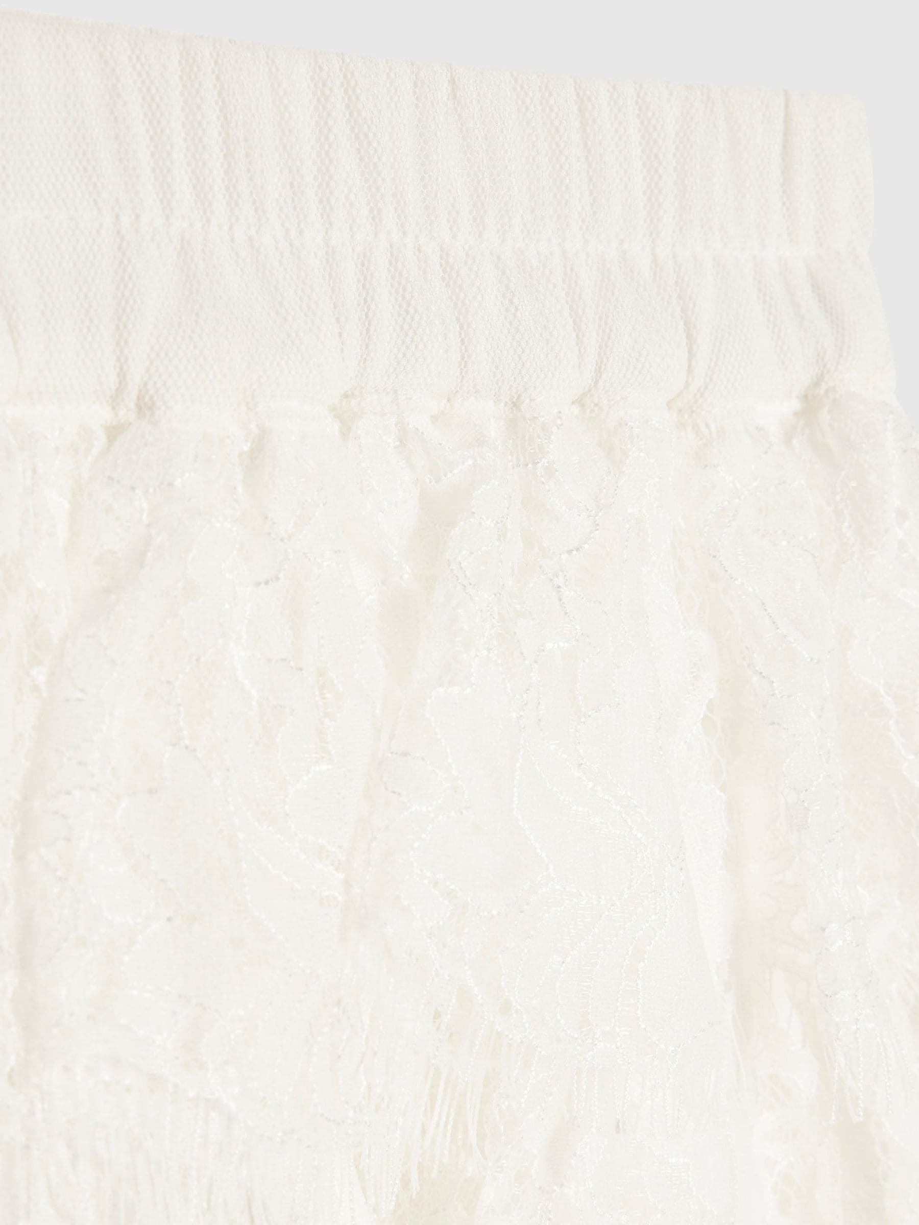 Dsiney Kidz - River Island Cream Lace Top & Ruffle Skirt Set image 5