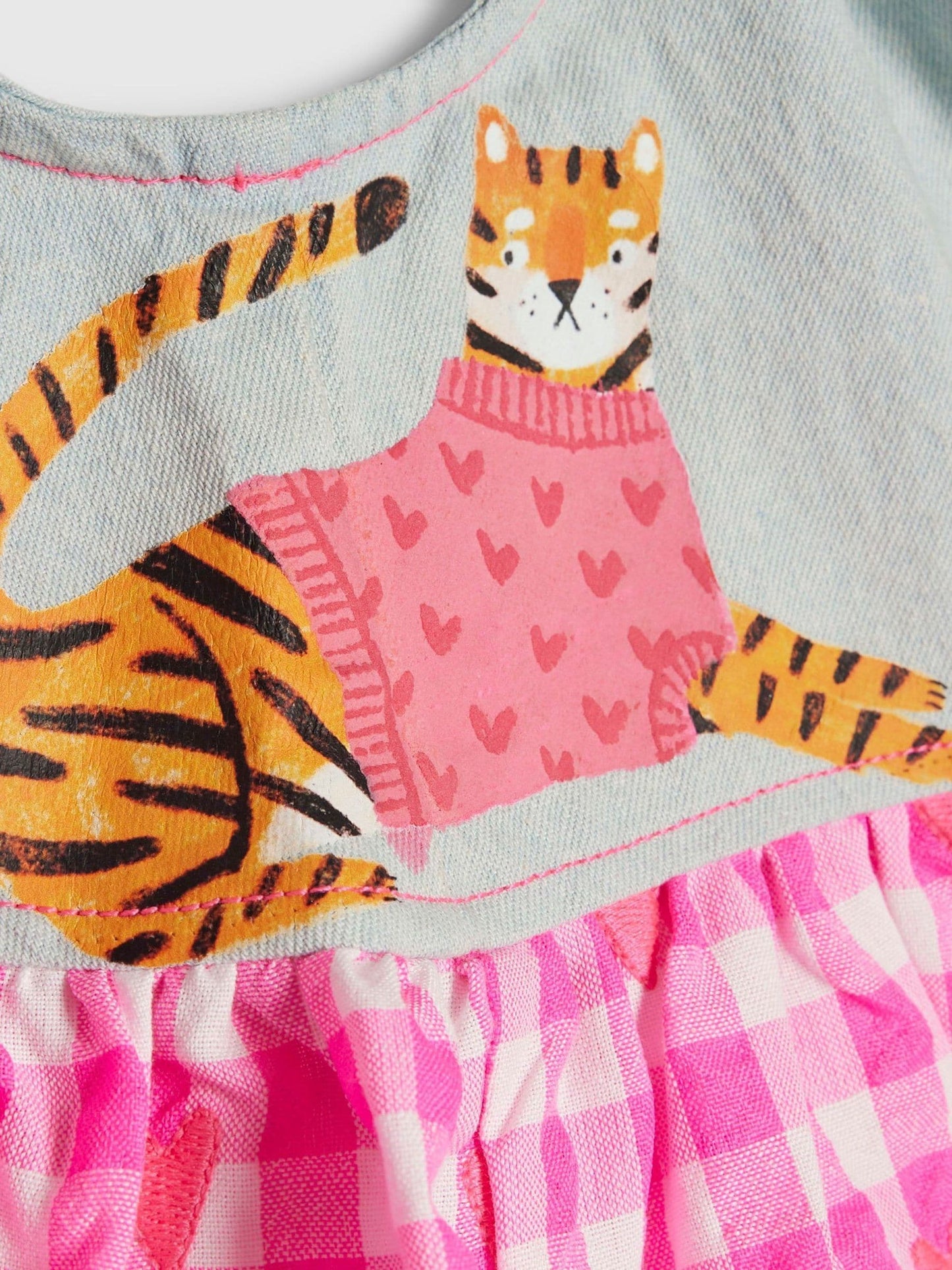 River Island Blue Abbie Rosie Denim Hybrid Tiger Set image 4