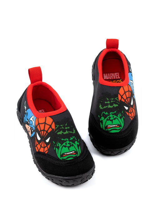 Vanilla Underground Black Kids Marvel Character Aqua Socks image 1