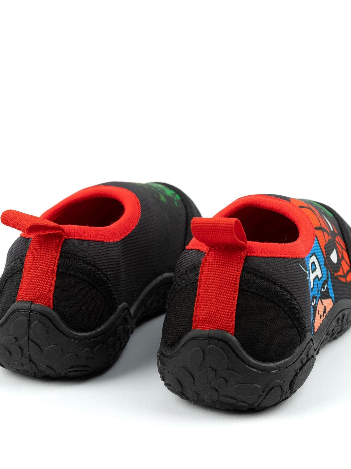 Vanilla Underground Black Kids Marvel Character Aqua Socks image 3