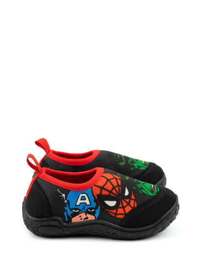 Vanilla Underground Black Kids Marvel Character Aqua Socks image 5