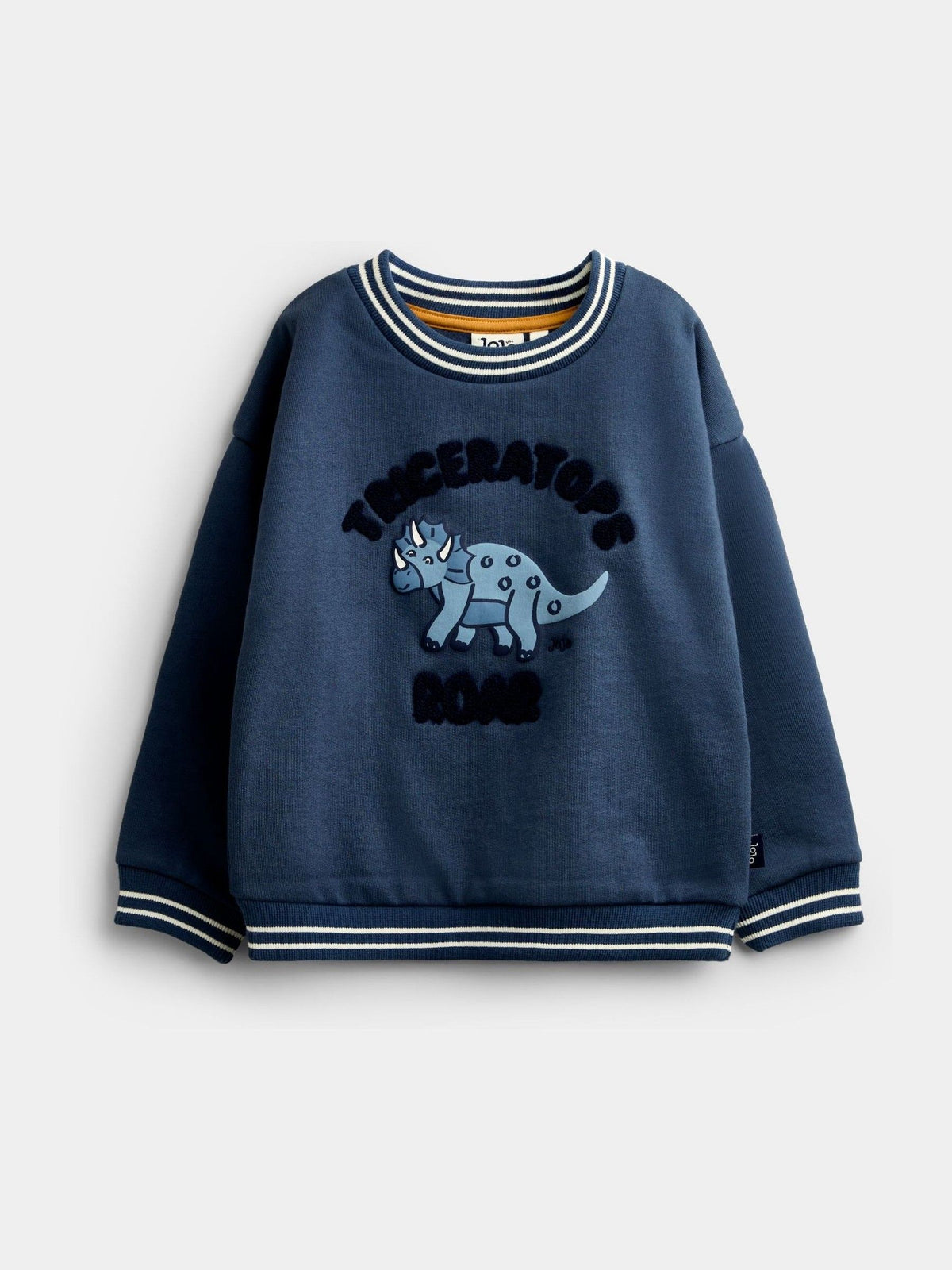 Dsiney Kidz - JoJo Maman Bébé Blue Triceratops Sweatshirt image 1