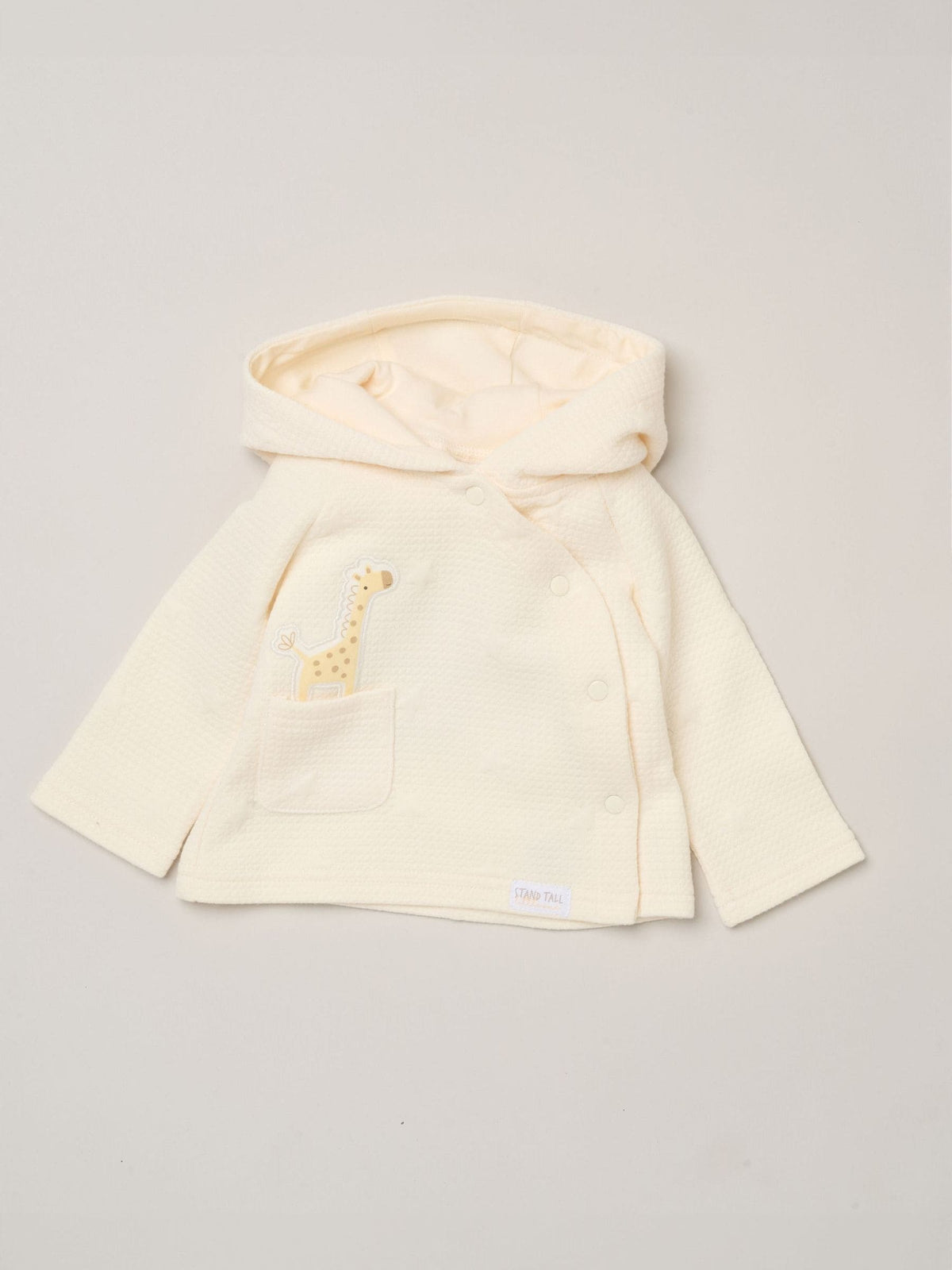 Rock-A-Bye Baby Boutique Yellow Giraffe Quilted Jacket Footed Trousers and Comforter Set - image 3