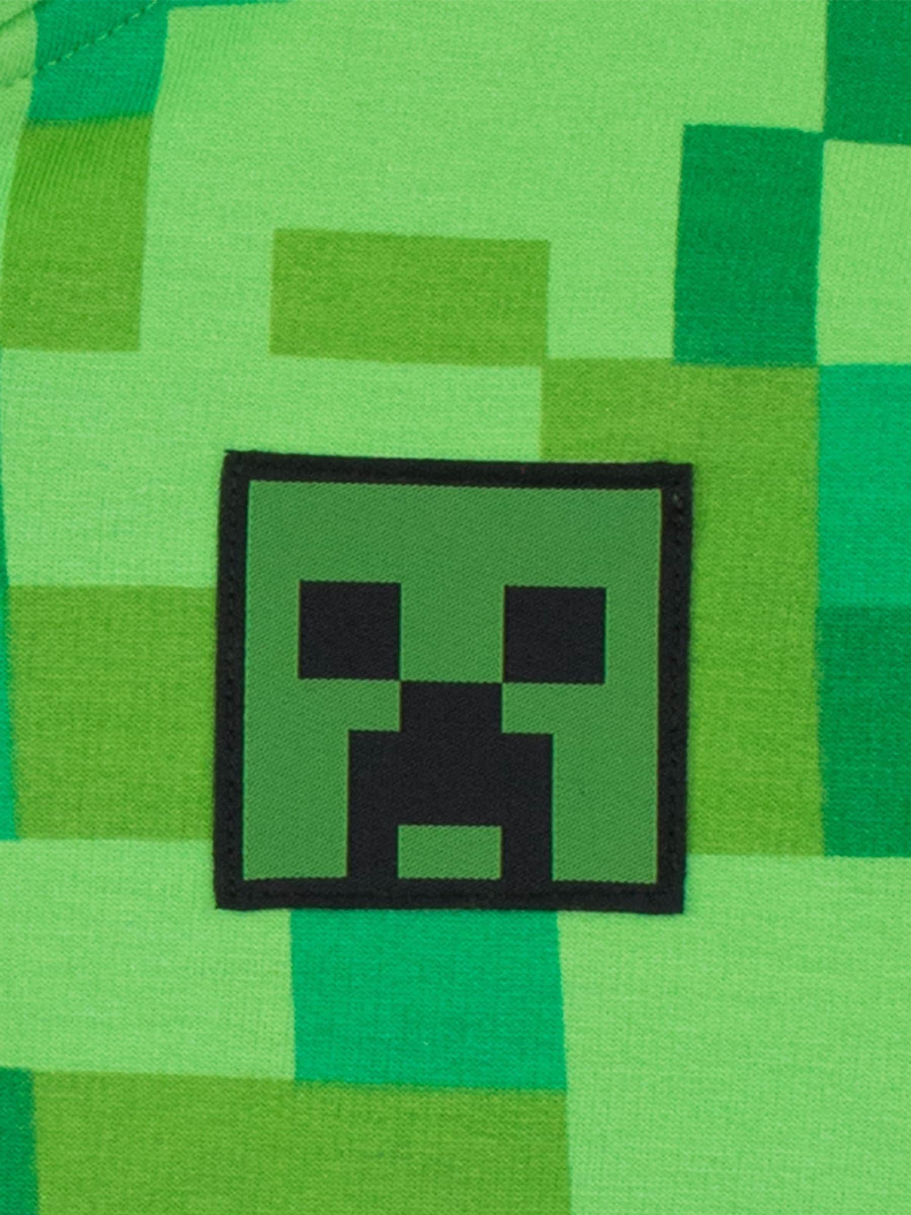 Dsiney Kidz - Character Green Minecraft Zip Up 100% Cotton Hoodie image 7