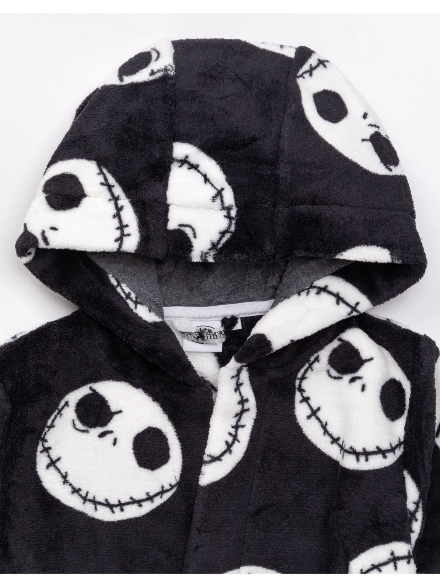 Dsiney Kidz - Vanilla Underground Black Nightmare Before Christmas Unisex Kids Fleece Dressing Gown Robe image 3