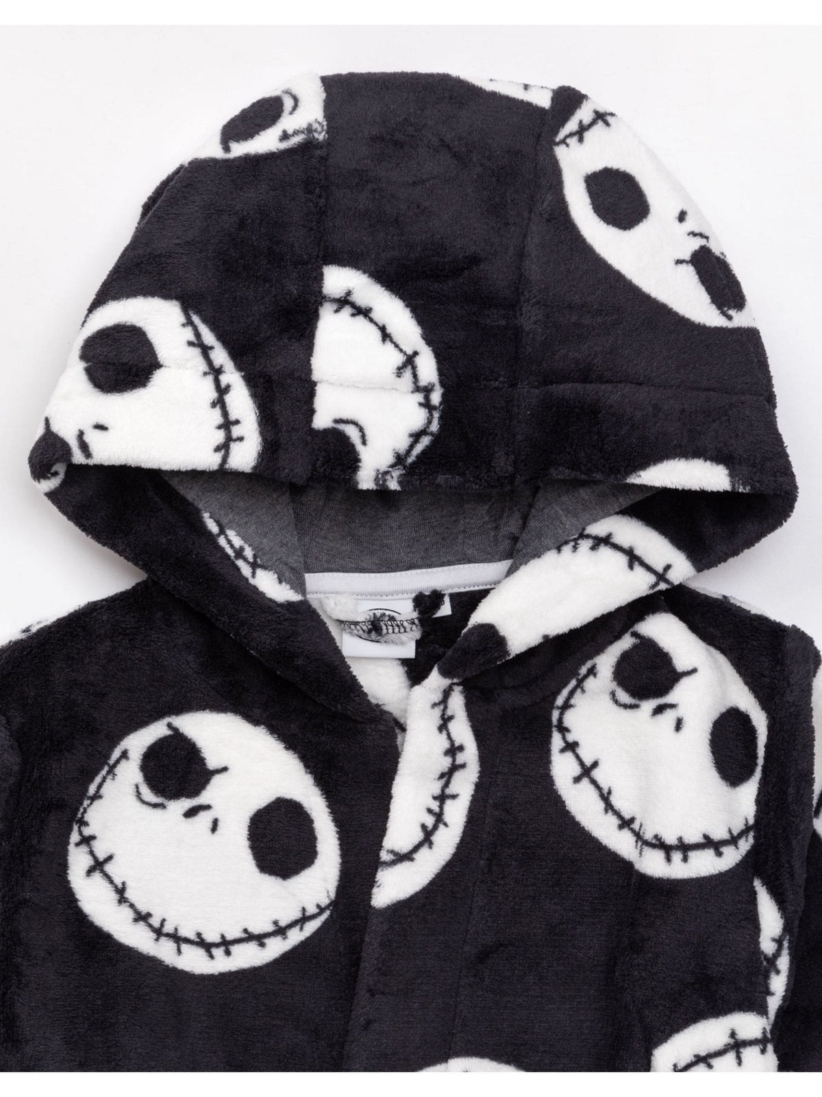 Dsiney Kidz - Vanilla Underground Black Nightmare Before Christmas Unisex Kids Fleece Dressing Gown Robe image 3