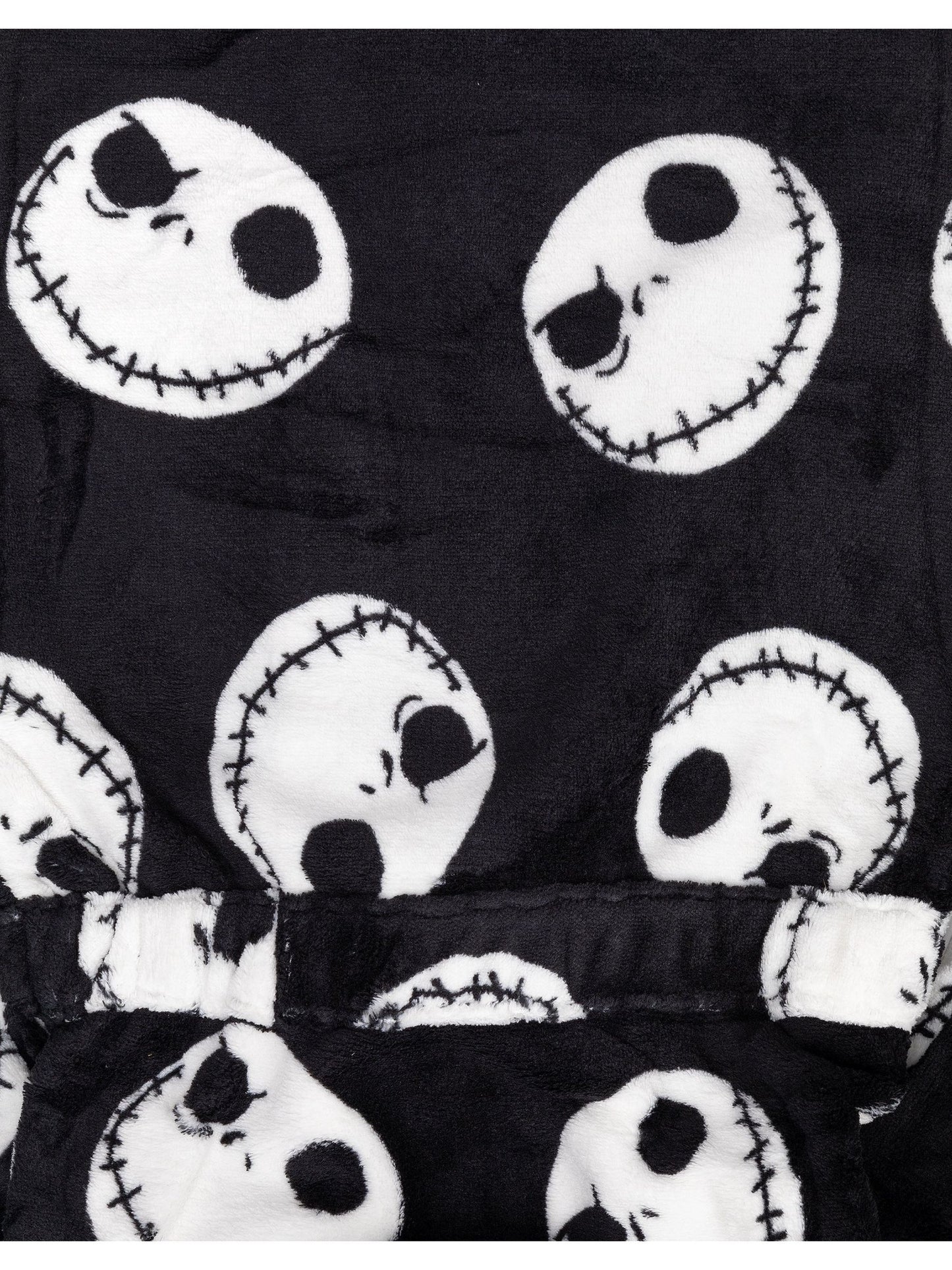 Dsiney Kidz - Vanilla Underground Black Nightmare Before Christmas Unisex Kids Fleece Dressing Gown Robe image 5