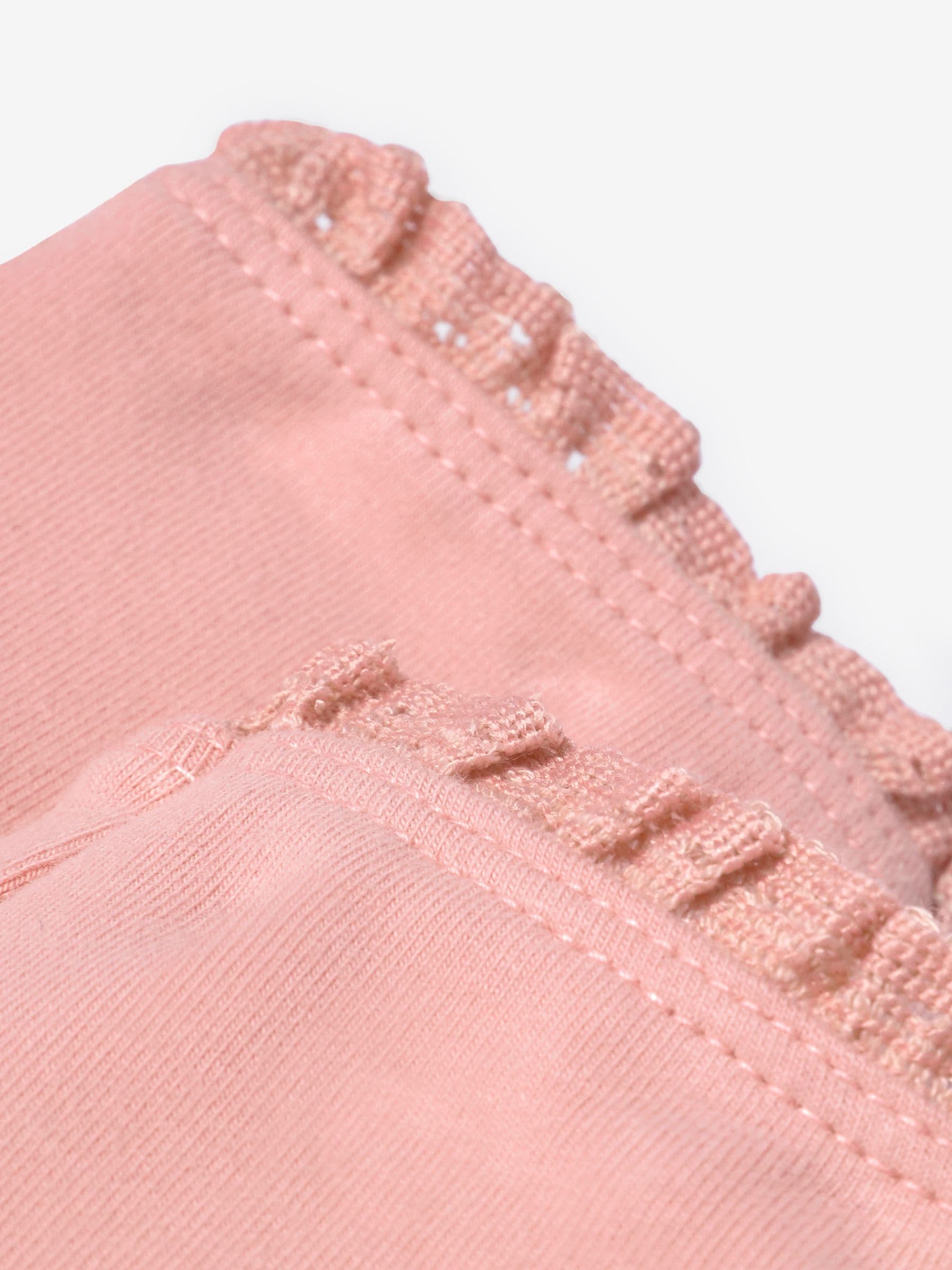 Pale Pink Lace Trim Leggings (3mths-7yrs) image 3