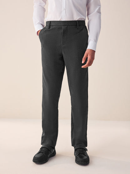 Dsiney Kidz - Grey School Pull On Waist Straight Trousers (3-17yrs) image 1