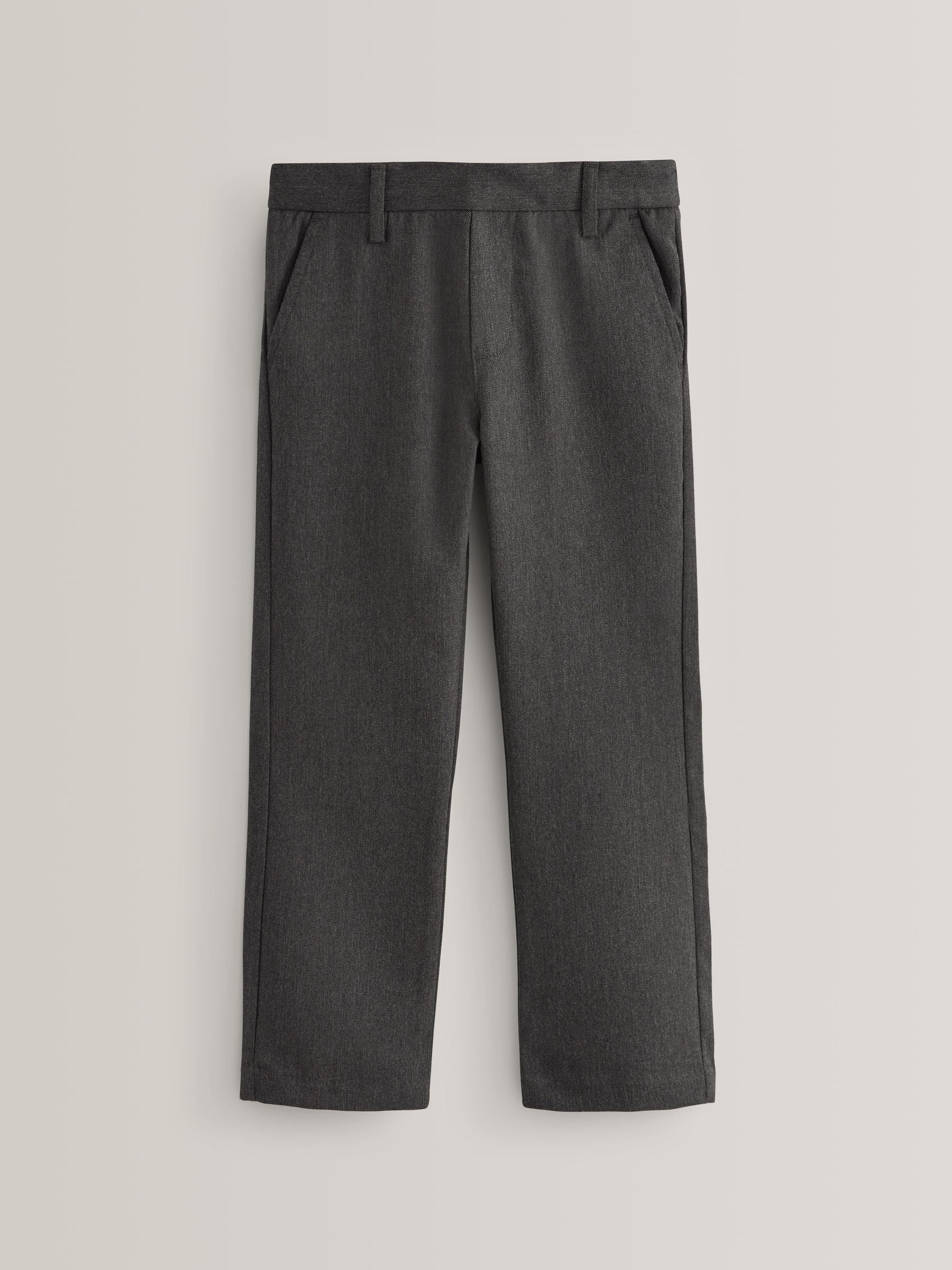 Dsiney Kidz - Grey School Pull On Waist Straight Trousers (3-17yrs) image 2