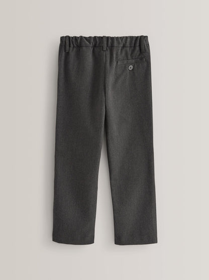 Dsiney Kidz - Grey School Pull On Waist Straight Trousers (3-17yrs) image 3