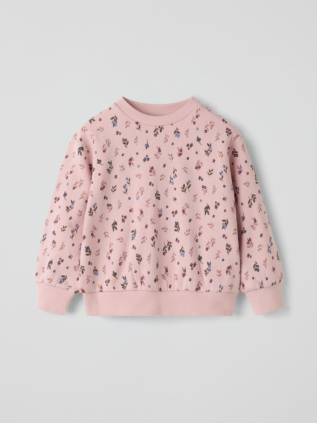 Dsiney Kidz - Polarn O. Pyret Pink Floral Sweatshirt image 1
