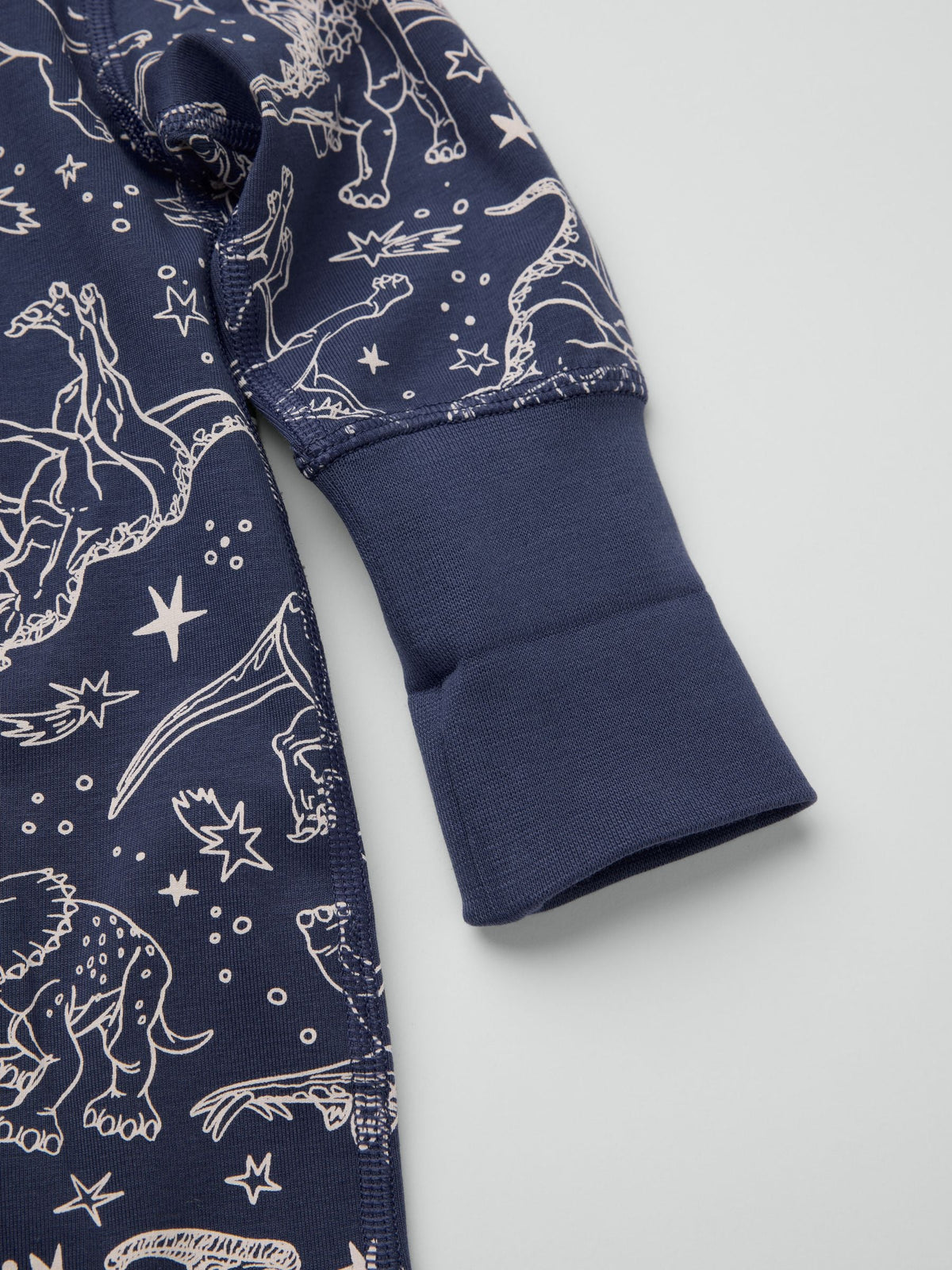 Polarn O. Pyret Blue Overall Dinosaurs Sleepsuit - image 3