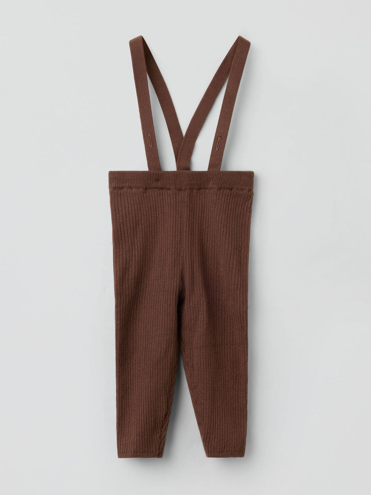 Polarn O. Pyret Brown Knitted Dungarees - image 1