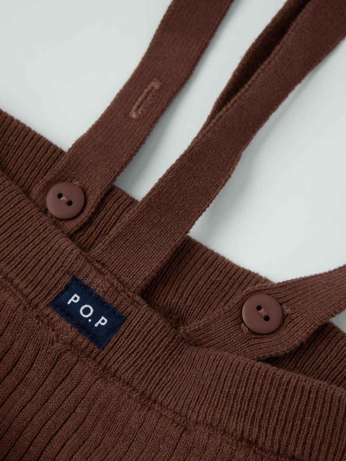 Polarn O. Pyret Brown Knitted Dungarees - image 2