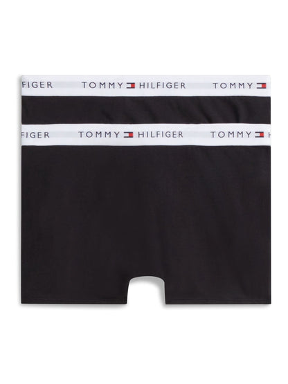 Dsiney Kidz - Tommy Hilfiger Black Signature Logo Waistband Trunks 2-Pack image 2