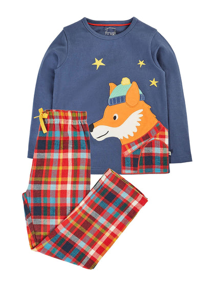 Frugi Red Christmas Caden Check Pyjamas - image 2