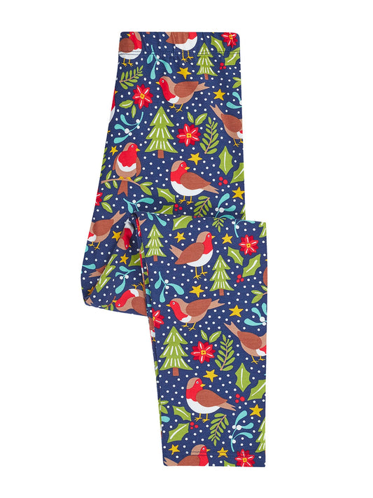 Frugi Navy Blue Libby Printed Leggings - image 1