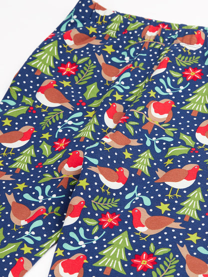 Frugi Navy Blue Libby Printed Leggings - image 3