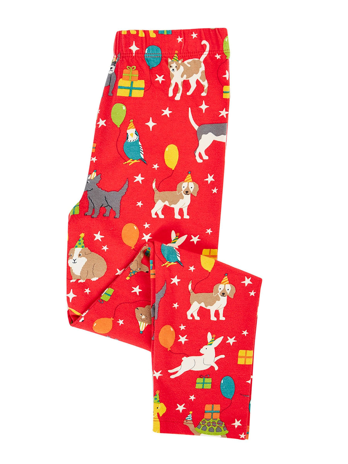 Frugi Red Libby Printed Leggings - image 1