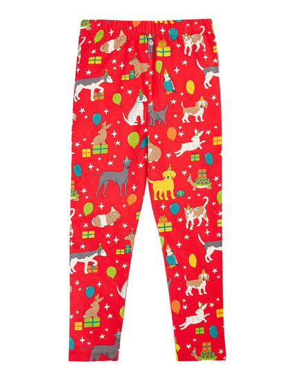 Frugi Red Libby Printed Leggings - image 2