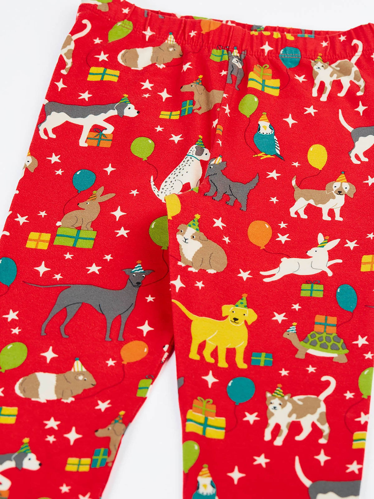 Frugi Red Libby Printed Leggings - image 3