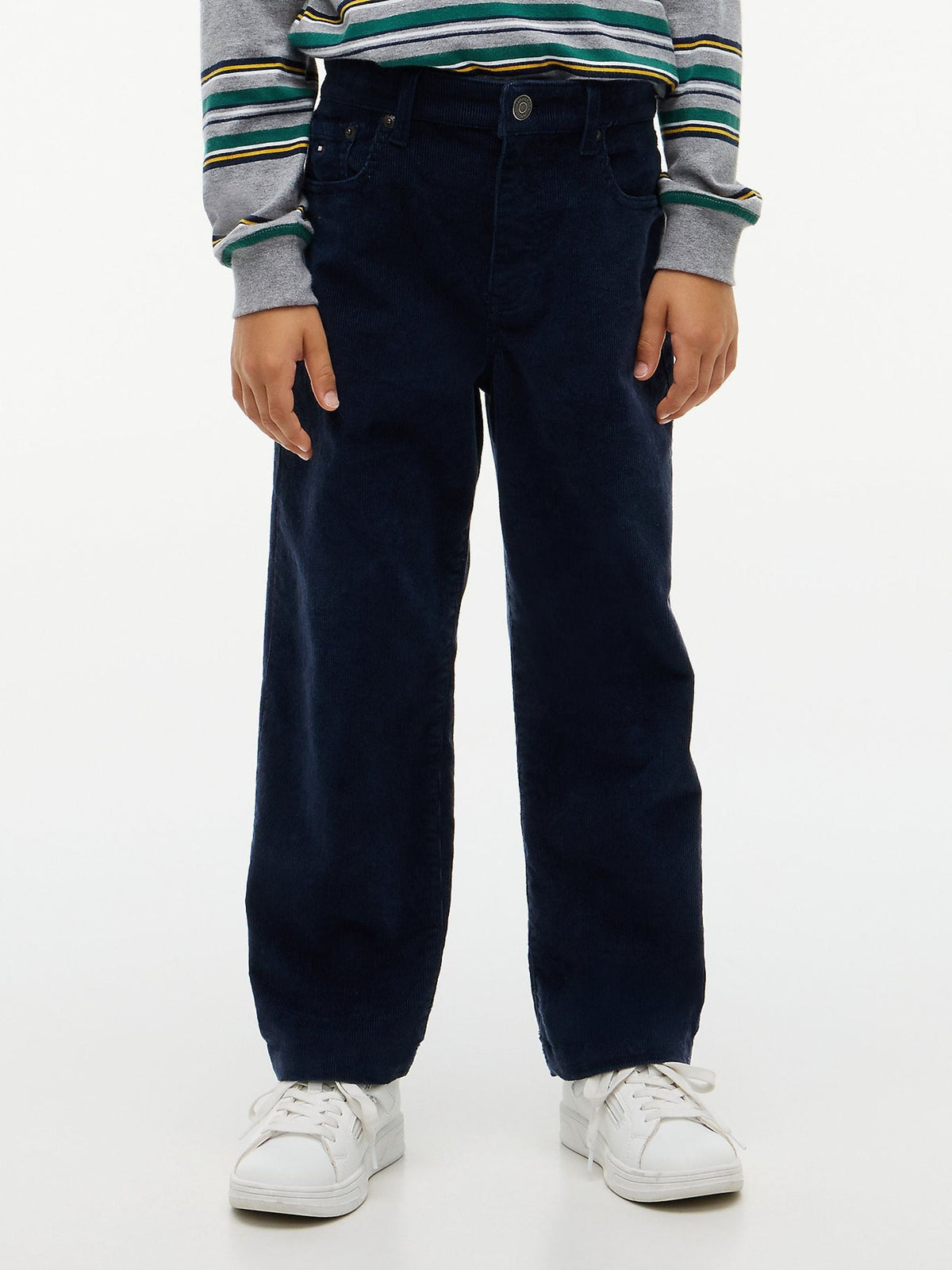 Tommy Hilfiger Blue Relaxed Corduroy Trousers - image 1