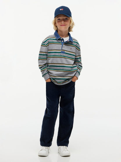 Tommy Hilfiger Blue Relaxed Corduroy Trousers - image 2