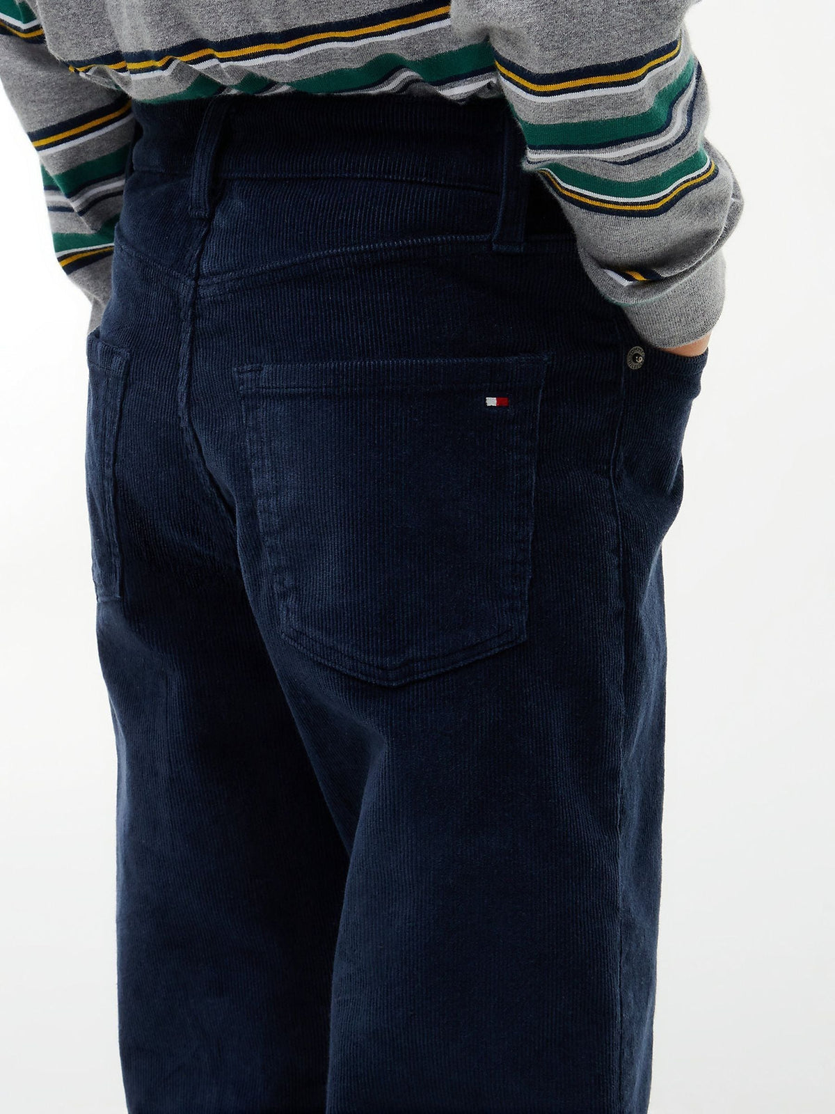Tommy Hilfiger Blue Relaxed Corduroy Trousers - image 3