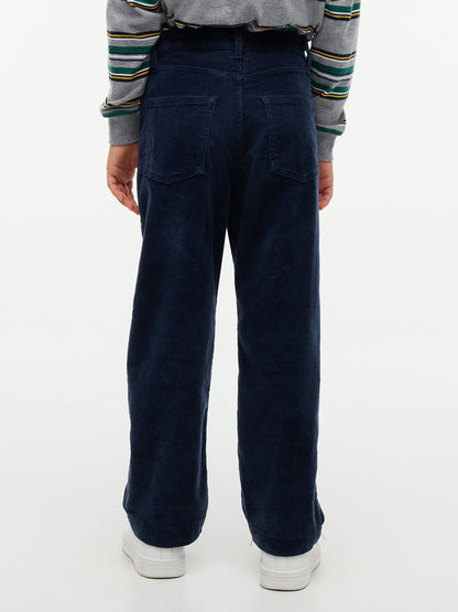 Tommy Hilfiger Blue Relaxed Corduroy Trousers - image 4