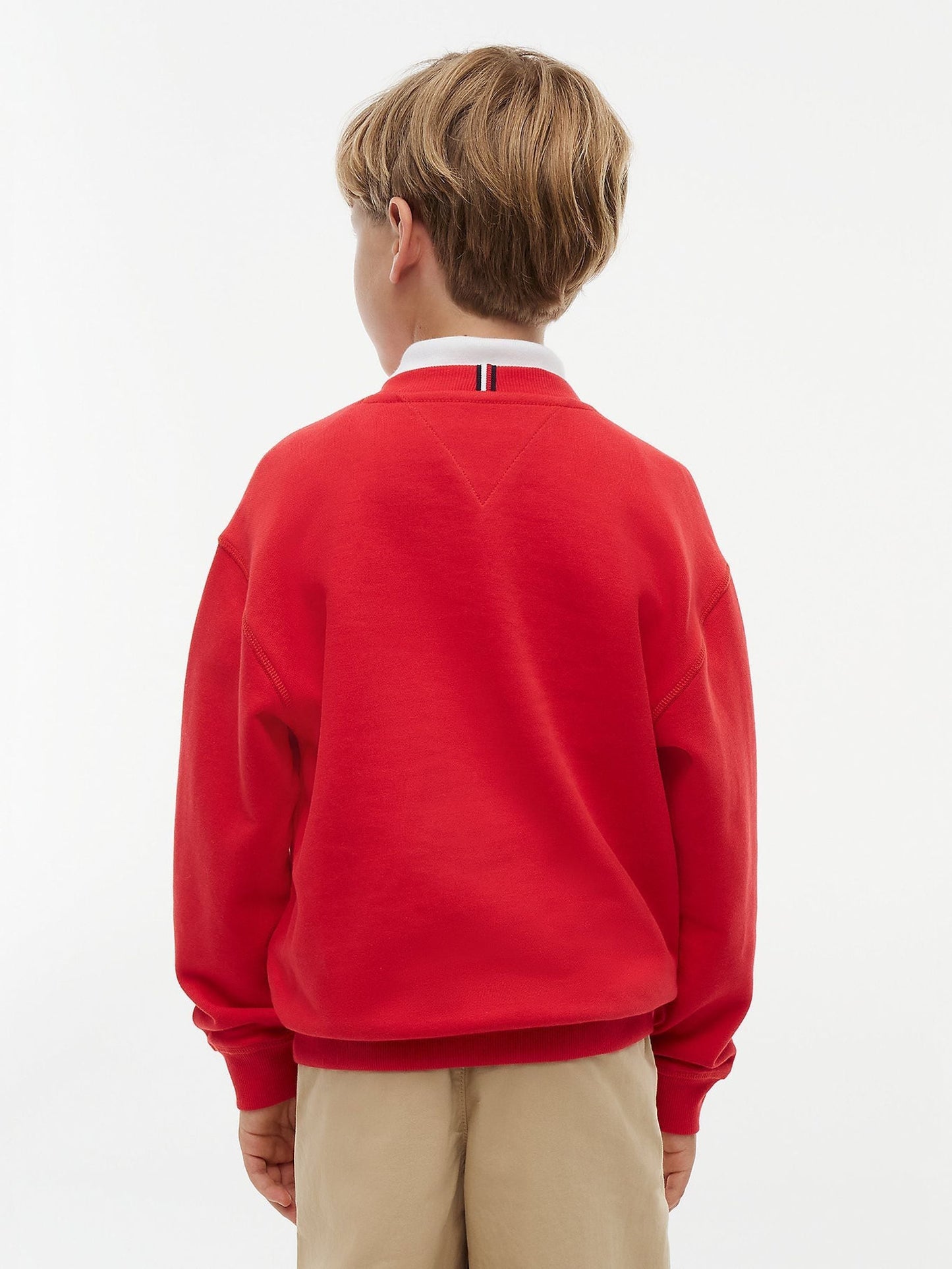 Dsiney Kidz - Tommy Hilfiger Red Peanuts® Flag Graphic Embroidery Jumper image 2